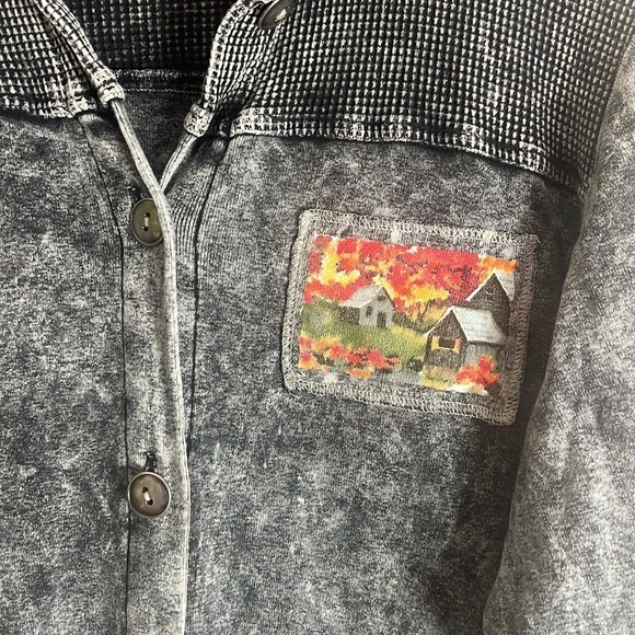 Produce Studio Button Down‎ Cotton Long Sleeve Size Large - Picture 7 of 10